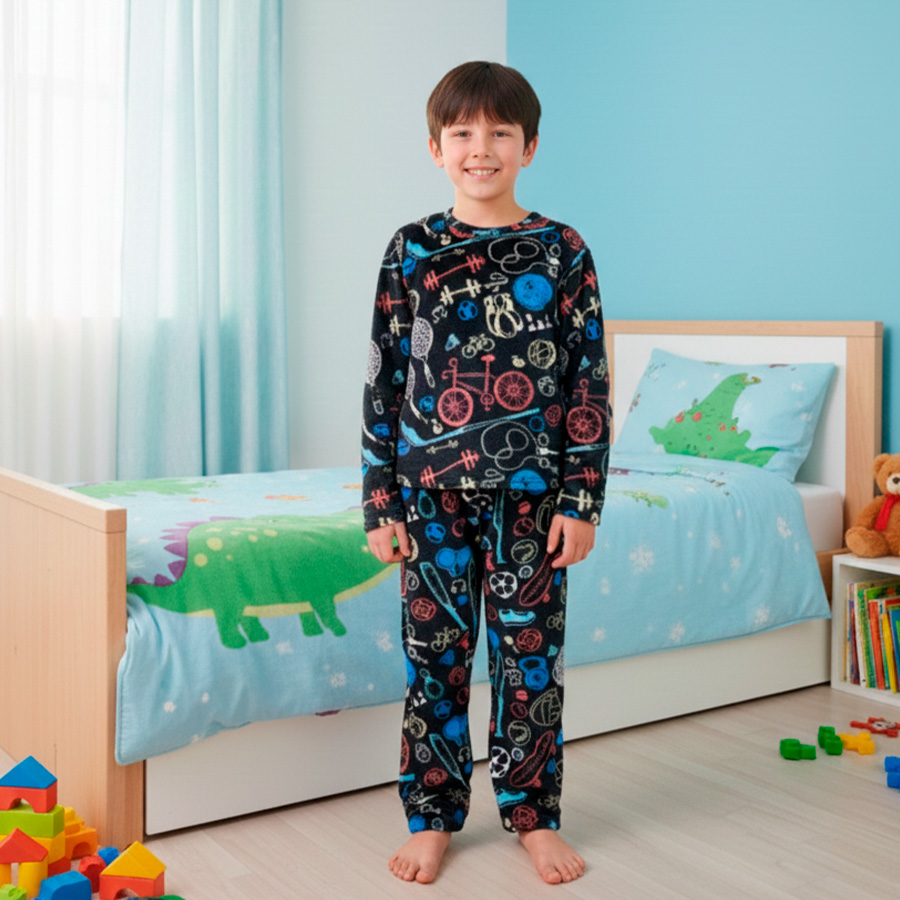 CK928 KIT 2 PIJAMAS NIÑO Y NIÑA 8198